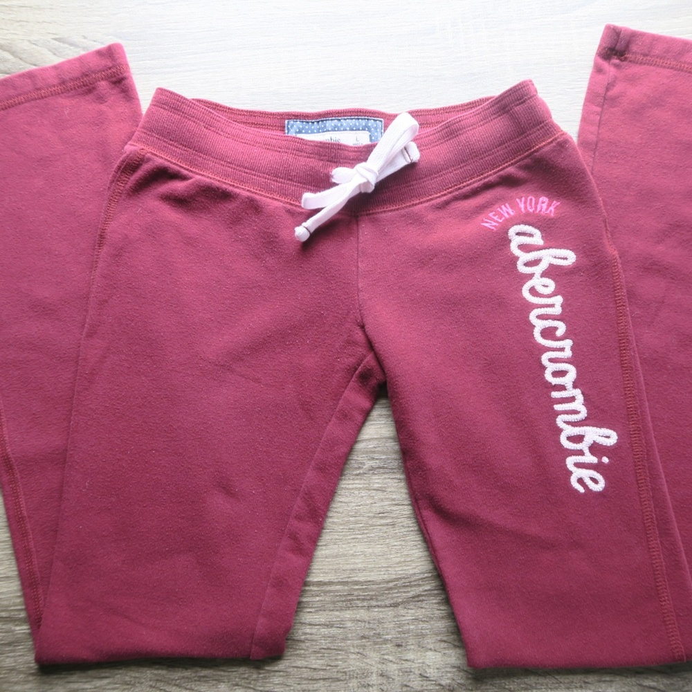 Abercrombie&Fitch (L) Straight-Leg Sweat Pants